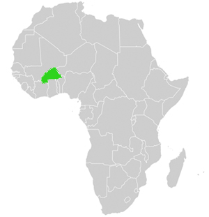 Lage Burkina Faso